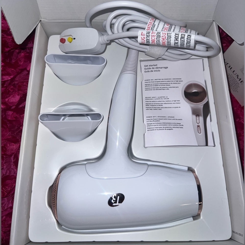 Combo 💕 T3 Featherweight 3i Professional Ionic Hair Dryer - White (76800) - Picture 2 of 8